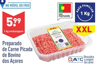 ALDI Preparado de Carne Picada de Bovino dos Açores 1kg promoção