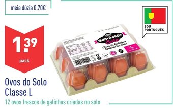 ALDI Ovos do Solo Classe L promoção