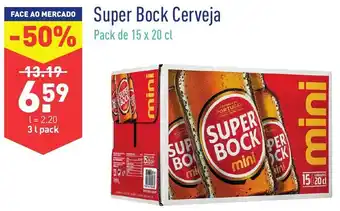 ALDI Super Bock Cerveja 15x20cl promoção