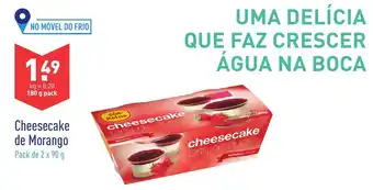 ALDI Cheesecake de Morango 2x90g promoção