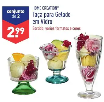 ALDI Taça para Gelado em Vidro promoção