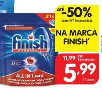 Minipreço Detergente finish promoção