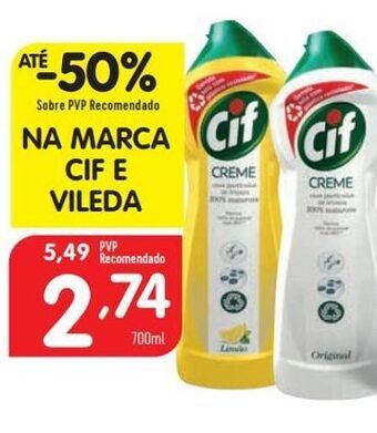 Minipreço Limpadores cif promoção