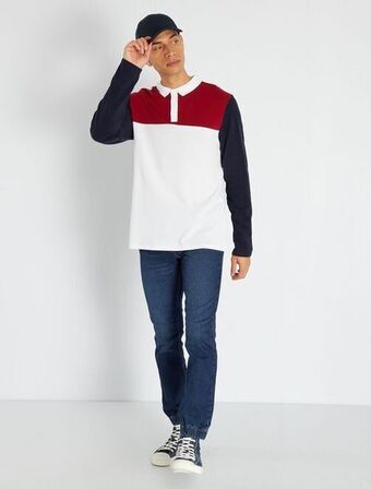 Kiabi Polo em piqué em algodão promoção
