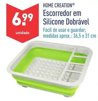 Escorredor em Silicone Dobrável 36,5x31cm