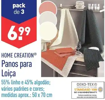 ALDI Panos para Loiça 50x70ml promoção
