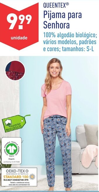 ALDI Pijama para Senhora S-L promoção