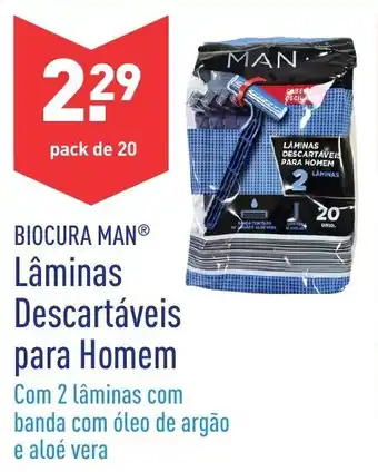 Lâminas Descratáveis para Homem