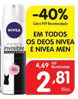 Minipreço Desodorizante nivea promoção
