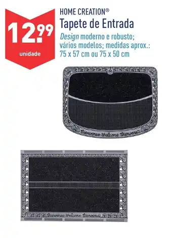 ALDI Tapete de Entrada 75x57cm/75x50cm promoção