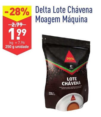 ALDI Delta Lote Chávena Moagem Máquina 250g promoção