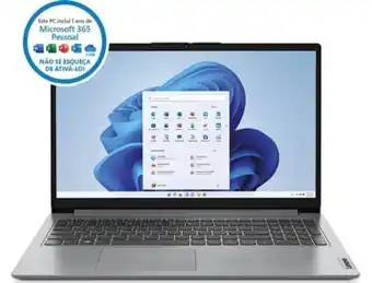 Worten Portátil lenovo ideapad 1 15ada7 (15.6'' - amd 3020e - ram: 4 gb - 128 gb emmc - amd radeon graphics) promoção
