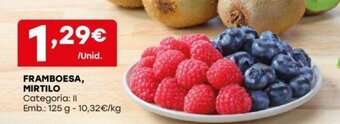 Intermarché Framboesa, Mirtilo 125g promoção
