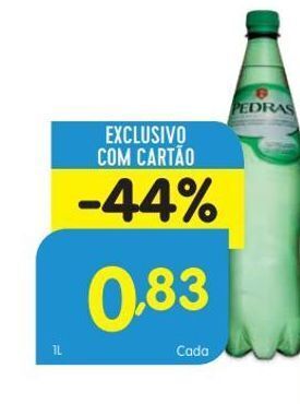 Minipreço Água pedras promoção
