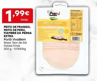 Intermarché Peito de Frango, Peito de Peru, Fiambre da Perna Extra 200g promoção