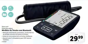 Lidl Silvercrest Medidor de Tensão com Bluetooth promoção