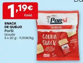 Snack de Queijo PorSi 5x20g