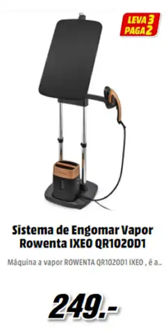 MediaMarkt Sistema de Engomar Vapor Rowenta IXE0 QR1020D1 promoção