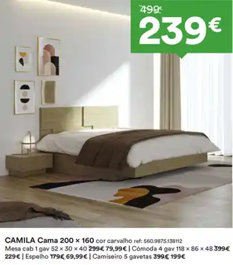 CAMILA Cama 200x160
