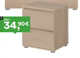 Moviflor NEO Arrumção Mesa cabeceira 2 gavetas 40x48x33 promoção