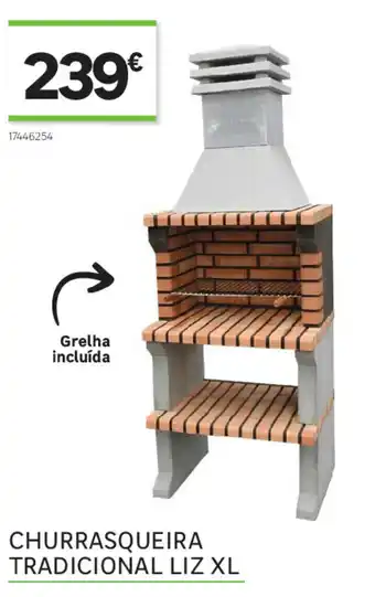 Leroy Merlin Churrasqueira Tradicional Liz XL promoção