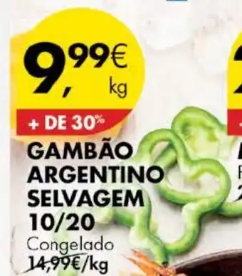Pingo Doce Gambão Argentino Selvagem 10/20 1kg promoção