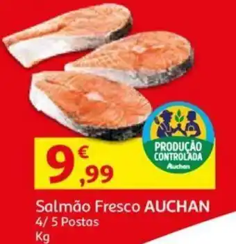 Auchan Salmão Fresco Auchan promoção