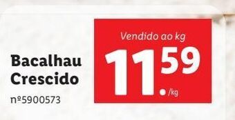 Lidl Bacalhau promoção
