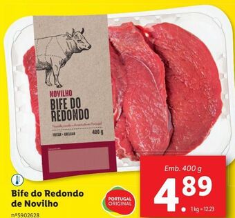 Lidl Bife novilho promoção