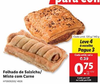 Lidl Folhado misto promoção