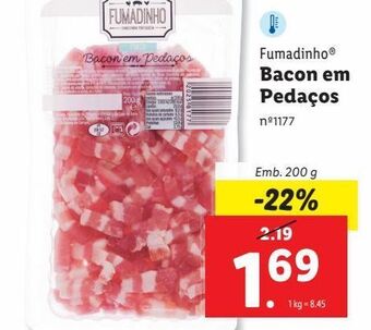 Lidl Bacon fumadinho promoção