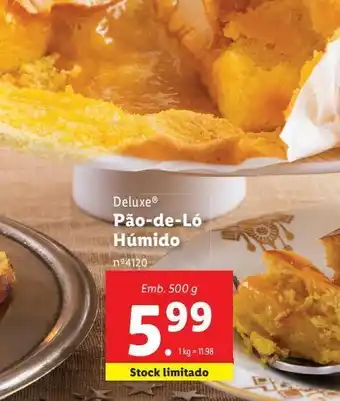 Lidl Bolo deluxe promoção