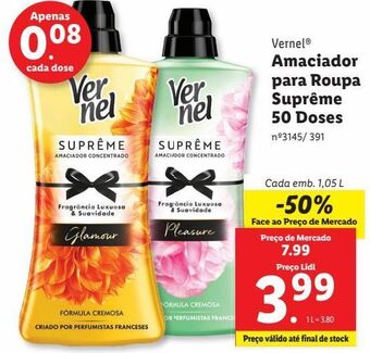 Lidl Amaciador vernel promoção