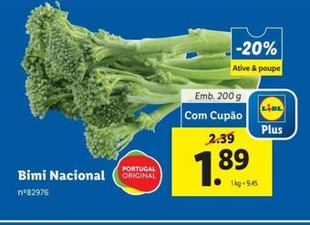 Lidl Brócolis promoção