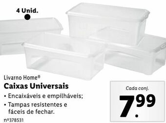 Lidl Caixa de armazenamento promoção