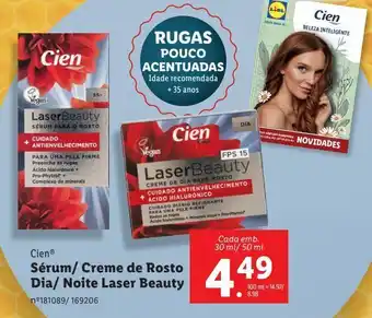 Lidl Produtos de beleza cien promoção