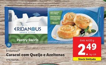 Lidl Massa folhada recheada eridanous promoção