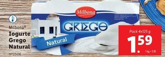Lidl Iogurte grego eridanous promoção