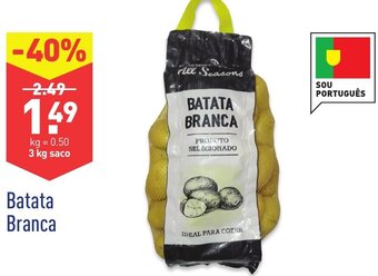 ALDI Batata Branca 3kg promoção