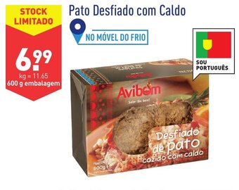 ALDI Pato Desfiado com Caldo 600g promoção