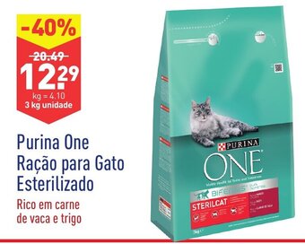 Purina One Ração para Gato Esterilizado 3kg