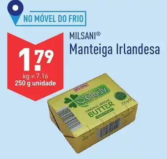 ALDI Milsani Manteiga Irlandesa 250g promoção