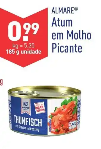 ALDI Atum em Molho Picante 185g promoção
