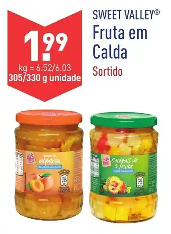 ALDI Fruta em Calda Sortido 305/330g promoção
