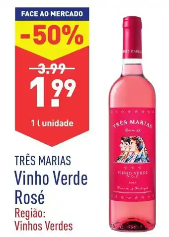 ALDI Vinho Verde Rosé 1L promoção