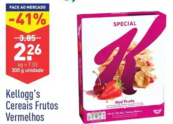 ALDI Kellogg's Cereais Frutos Vermelhos 300g promoção