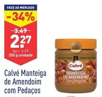 ALDI Calvé Manteiga de Amendoim com Pedaços 350g promoção
