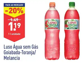 ALDI Luso Água sem Gás Goiabada-Toranja/Melancia 1L promoção
