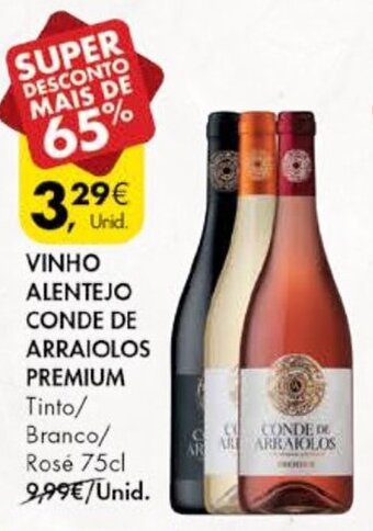 Pingo Doce Vinho Alentejo Conde de Arraiolos Premium 75cl promoção