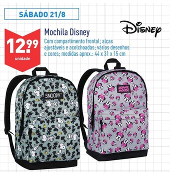 Mochila Disney 44 x 31 x 15cm